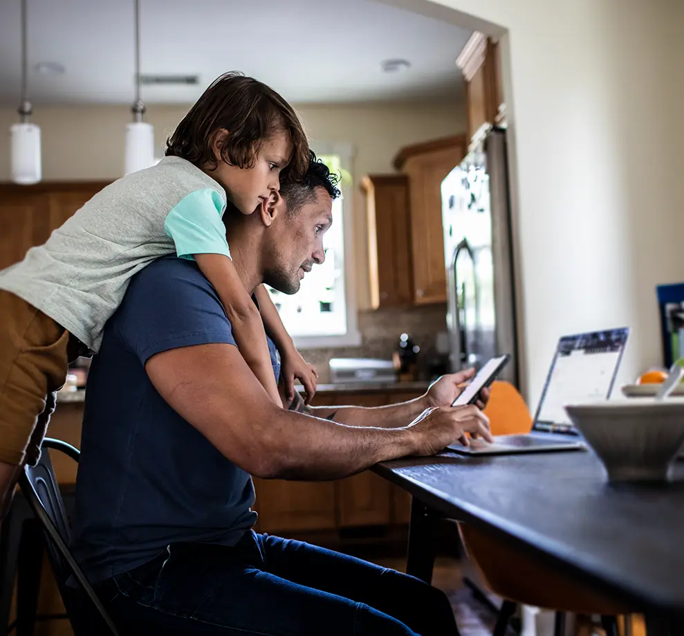 Man on laptop