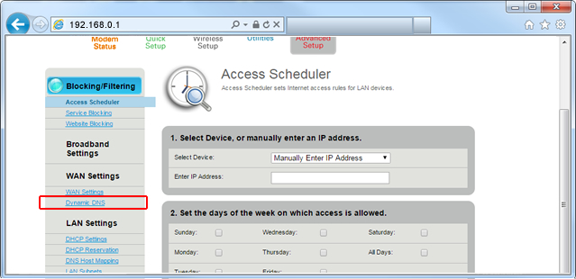 Dynamic DNS step 5