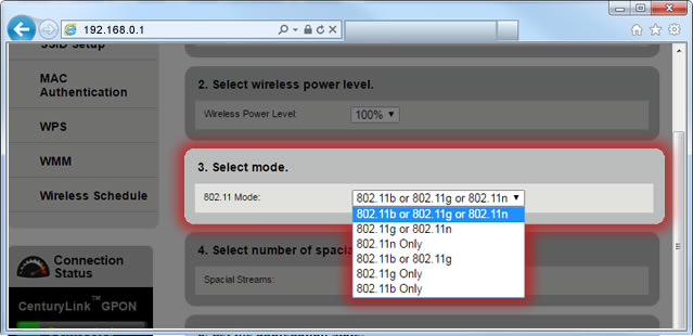 Change wifi-channel 2ghz Step 9