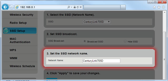 Select SSID - Step 9